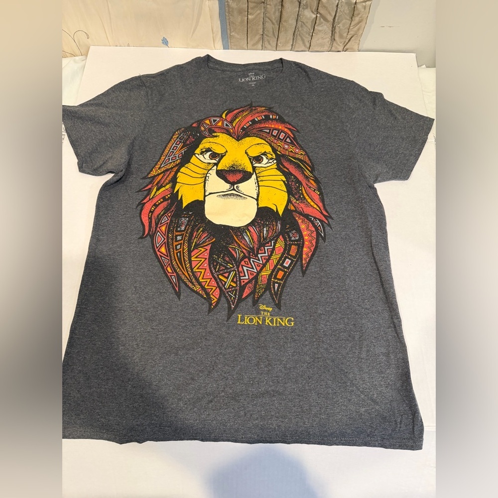 Disney The Lion King Charcoal Tee with Yellow and Orange Accents - Picture 2 of 5